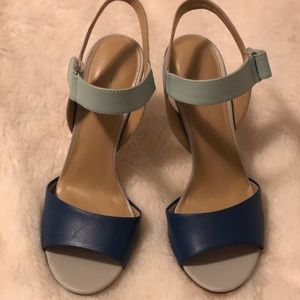H By Halston Maya Blue Sandals